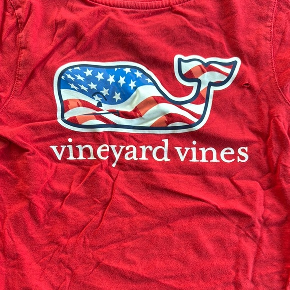 Vineyard Vines Cherry Red Short Sleeve Tee - Picture 4 of 5